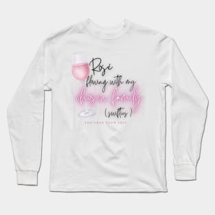 Rose Flowing With My Chosen Family Long Sleeve T-Shirt